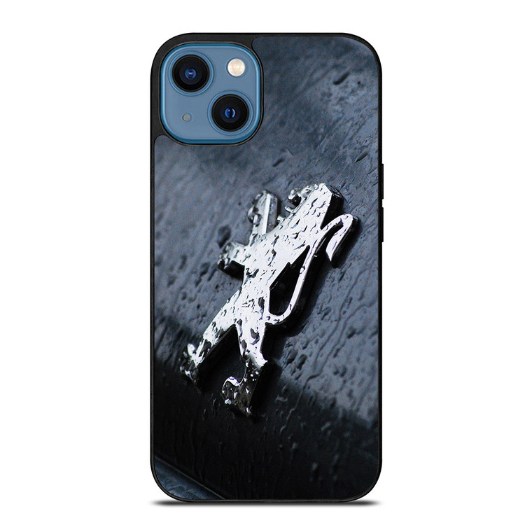 WET PEUGEOT LOGO iPhone 14 Case