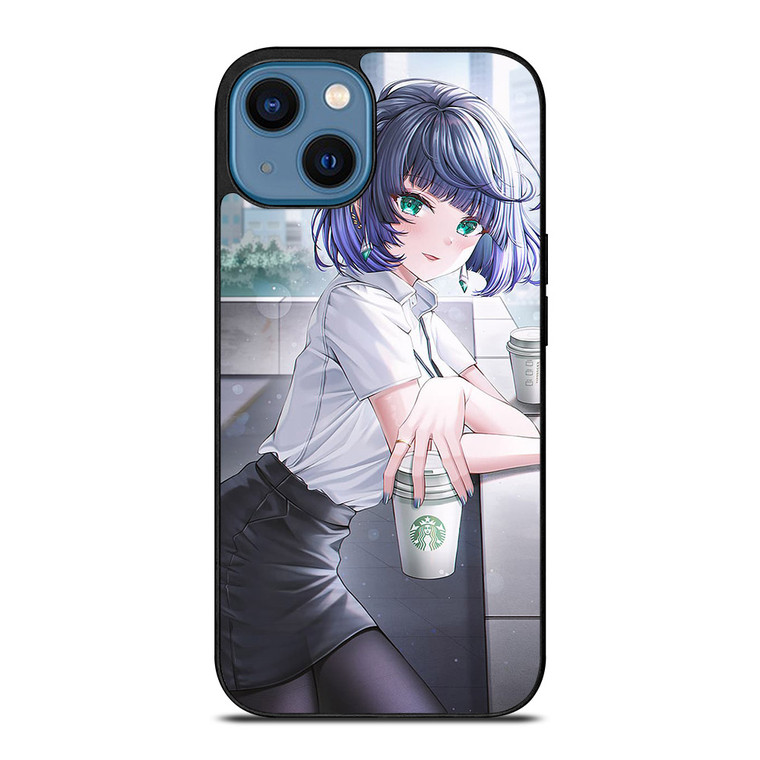 YELAN GENSHIN IMPACT STARBUCKS iPhone 14 Case