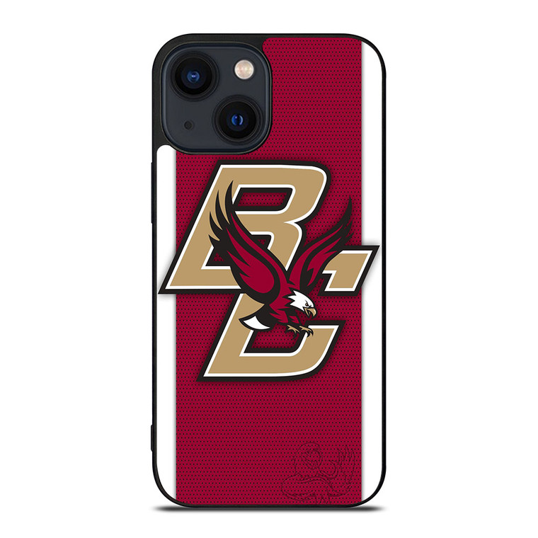BOSTON COLLEGE EAGLES SYMBOL iPhone 14 Plus Case BOSTON COLLEGE EAGLES SYMBOL iPhone 14 Plus Case