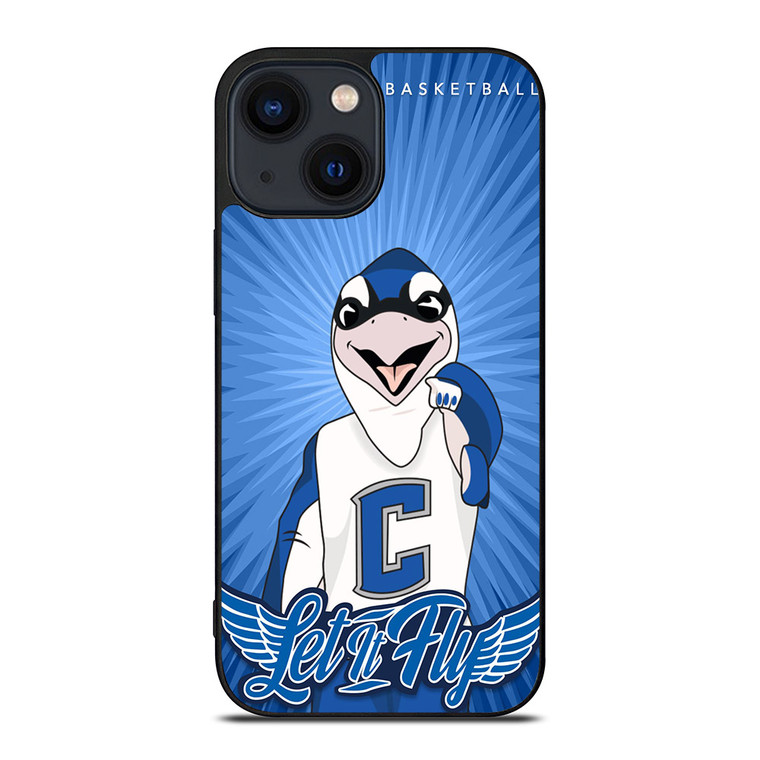 CREIGHTON BLUEJAYS ICON BASKETBALL iPhone 14 Plus Case CREIGHTON BLUEJAYS ICON BASKETBALL iPhone 14 Plus Case