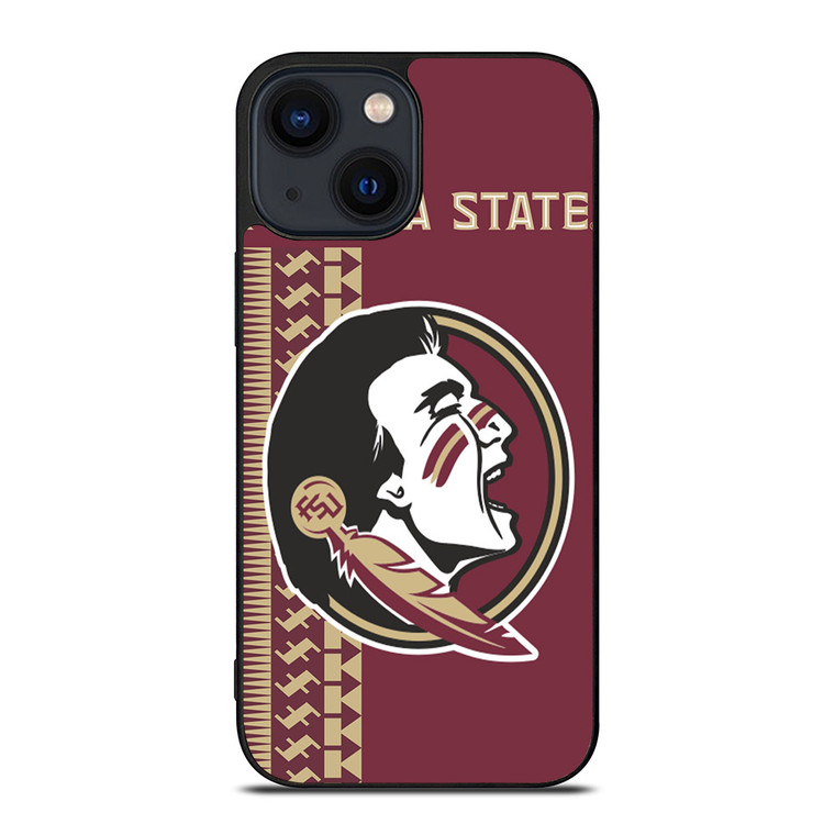 FLORIDA STATE SEMINOLES FSU LOGO 2 iPhone 14 Plus Case FLORIDA STATE SEMINOLES FSU LOGO 2 iPhone 14 Plus Case