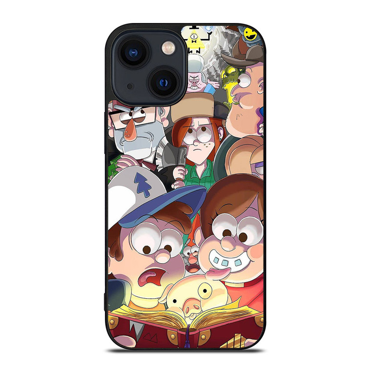 GRAVITY FALLS CHARACTERS iPhone 14 Plus Case GRAVITY FALLS CHARACTERS iPhone 14 Plus Case