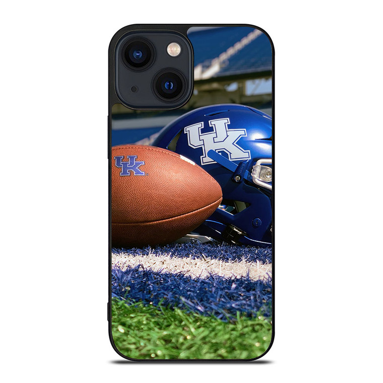 KENTUCKY WILDCATS HELMET LOGO iPhone 14 Plus Case KENTUCKY WILDCATS HELMET LOGO iPhone 14 Plus Case