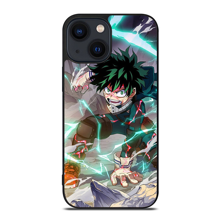 MY HERO ACADEMIA ANIME MIDORIYA IZUKU iPhone 14 Plus Case MY HERO ACADEMIA ANIME MIDORIYA IZUKU iPhone 14 Plus Case