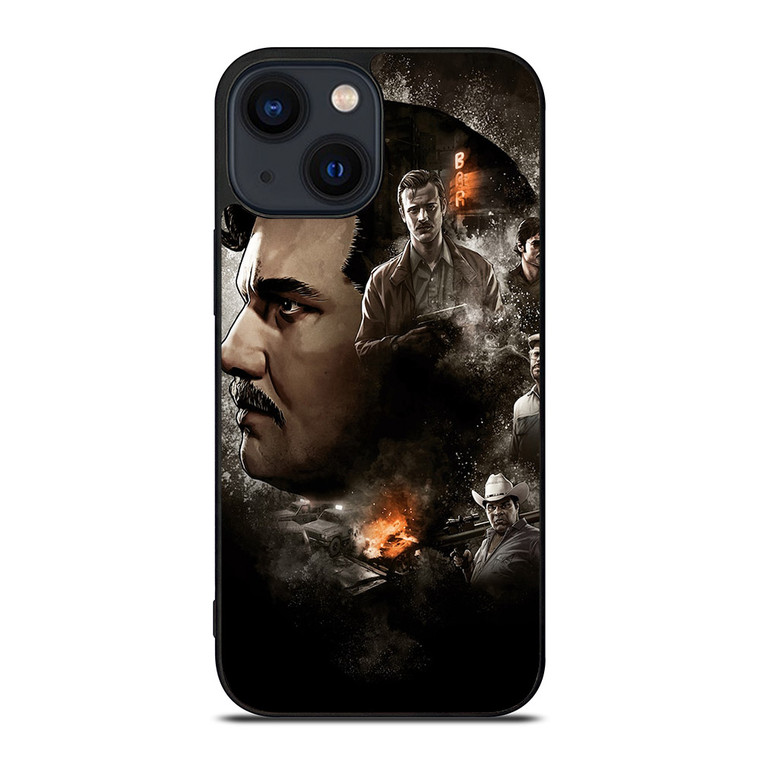 NARCOS CHARACTERS PABLO ESCOBAR iPhone 14 Plus Case NARCOS CHARACTERS PABLO ESCOBAR iPhone 14 Plus Case