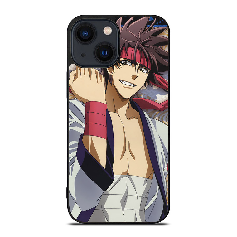 SANOSUKE SAGARA KENSHIN ANIME ART iPhone 14 Plus Case SANOSUKE SAGARA KENSHIN ANIME ART iPhone 14 Plus Case
