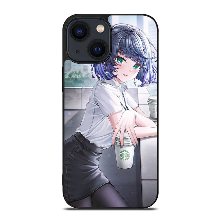 YELAN GENSHIN IMPACT STARBUCKS iPhone 14 Plus Case
