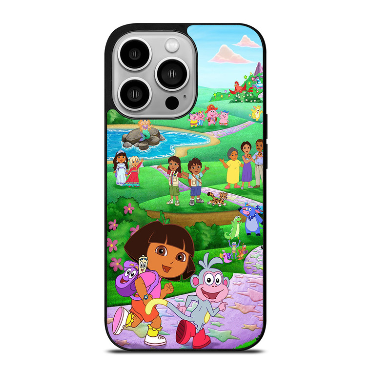 DORA THE EXPLORER CHARACTERS iPhone 14 Pro Case DORA THE EXPLORER CHARACTERS iPhone 14 Pro Case