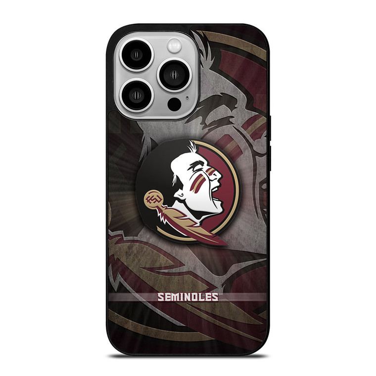 FLORIDA STATE SEMINOLES FSU LOGO iPhone 14 Pro Case
