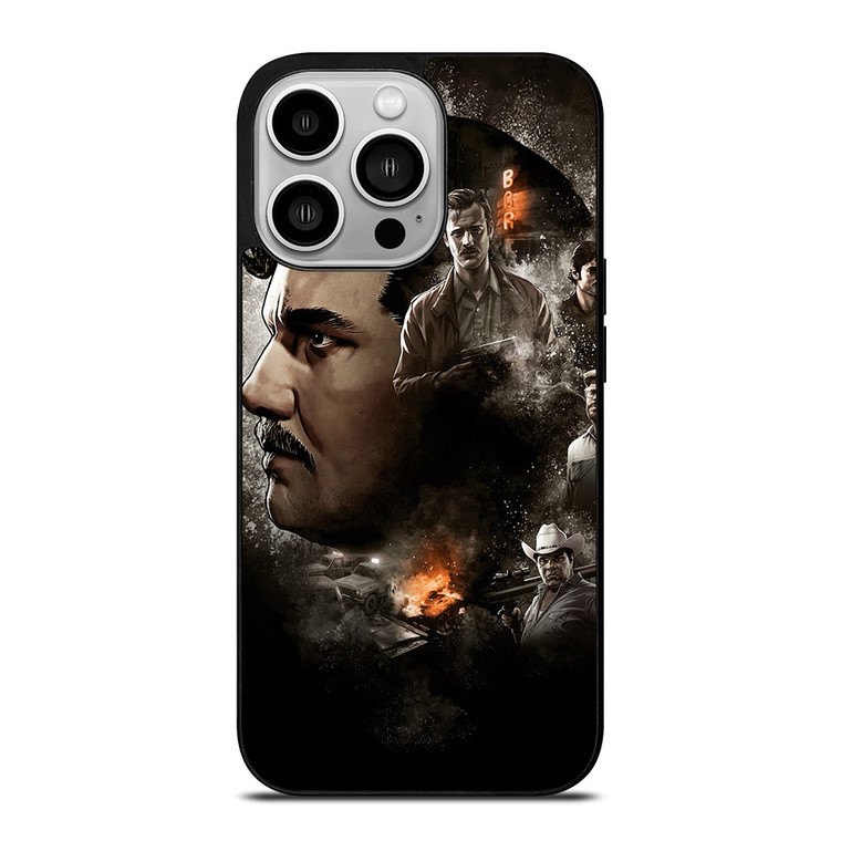 NARCOS CHARACTERS PABLO ESCOBAR iPhone 14 Pro Case NARCOS CHARACTERS PABLO ESCOBAR iPhone 14 Pro Case