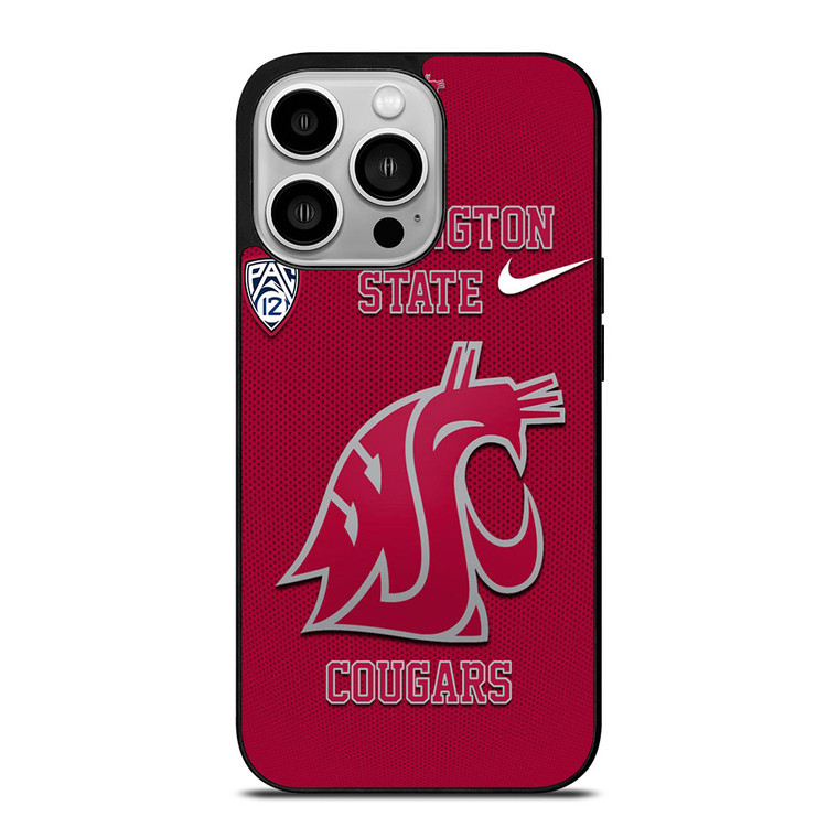 WASHINGTON STATE COUGARS SYMBOL iPhone 14 Pro Case WASHINGTON STATE COUGARS SYMBOL iPhone 14 Pro Case