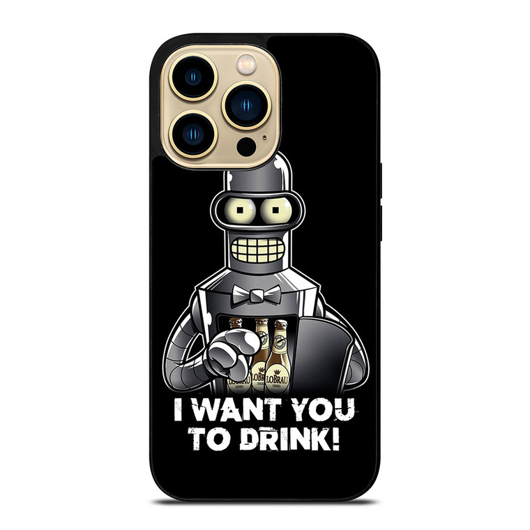 BENDER IN FUTURAMA iPhone 14 Pro Max Case BENDER IN FUTURAMA iPhone 14 Pro Max Case