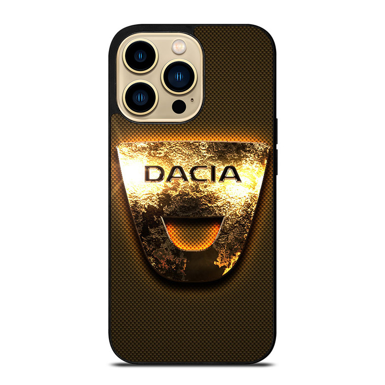 DACIA GOLD LOGO iPhone 14 Pro Max Case DACIA GOLD LOGO iPhone 14 Pro Max Case