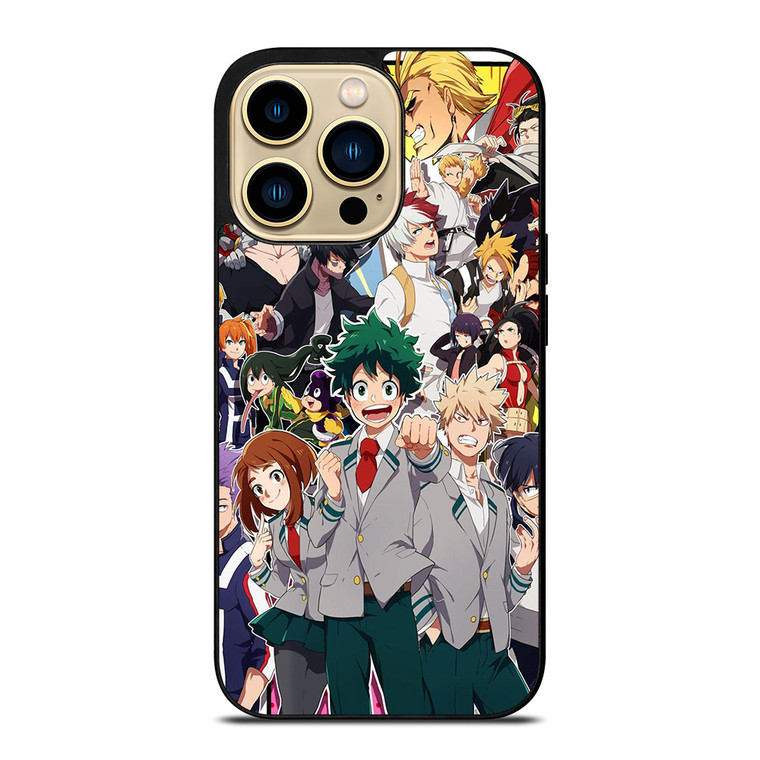 MY HERO ACADEMIA ANIME CHARACTERS iPhone 14 Pro Max Case MY HERO ACADEMIA ANIME CHARACTERS iPhone 14 Pro Max Case