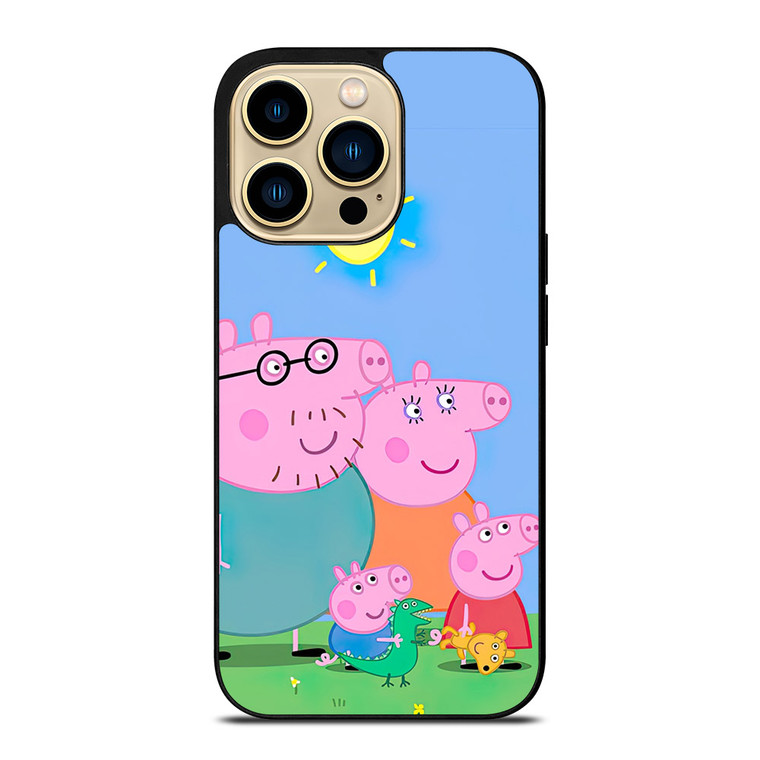 PEPPA PIG FAMILY iPhone 14 Pro Max Case