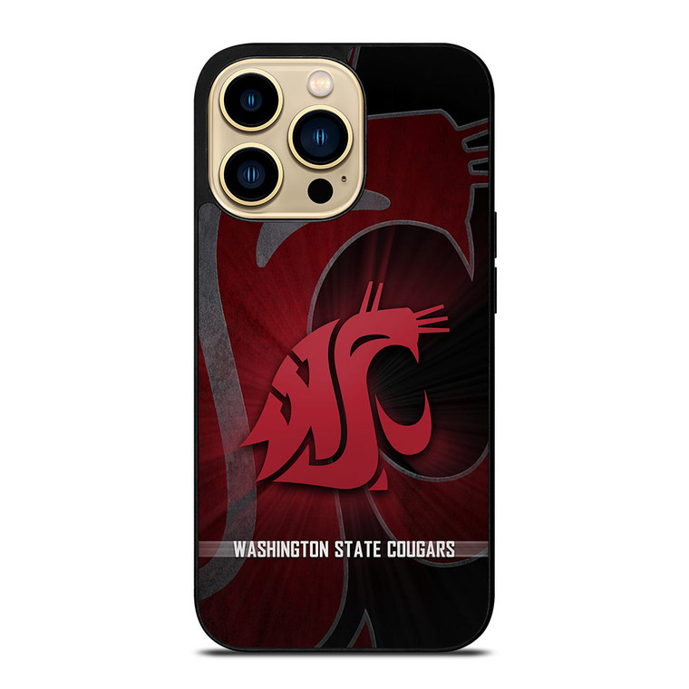 WASHINGTON STATE COUGARS LOGO iPhone 14 Pro Max Case