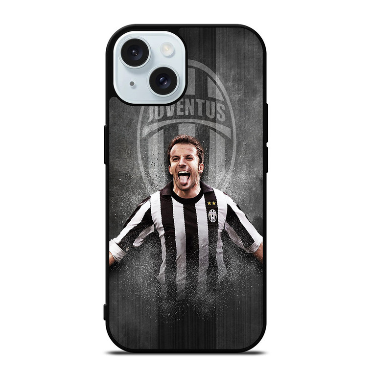 ALESSANDRO DEL PIERO JUVENTUS LEGEND iPhone 15 Case