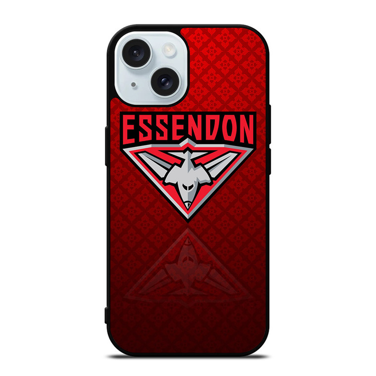 ESSENDON BOMBERS AFL ICON iPhone 15 Case