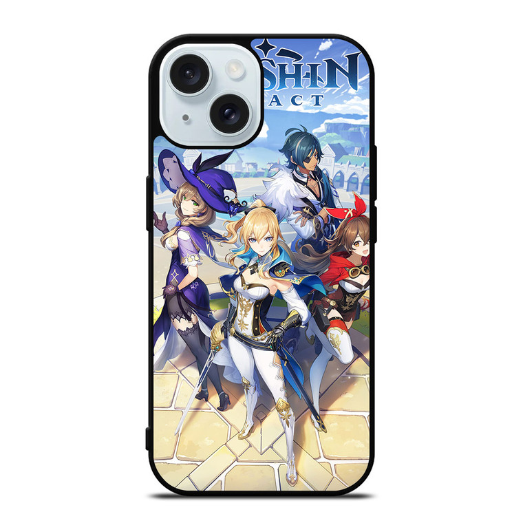 GENSHIN IMPACT CHARACTERS iPhone 15 Case