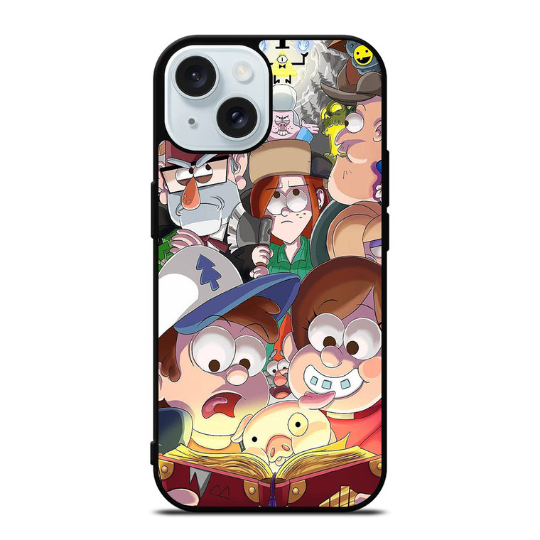 GRAVITY FALLS CHARACTERS iPhone 15 Case GRAVITY FALLS CHARACTERS iPhone 15 Case