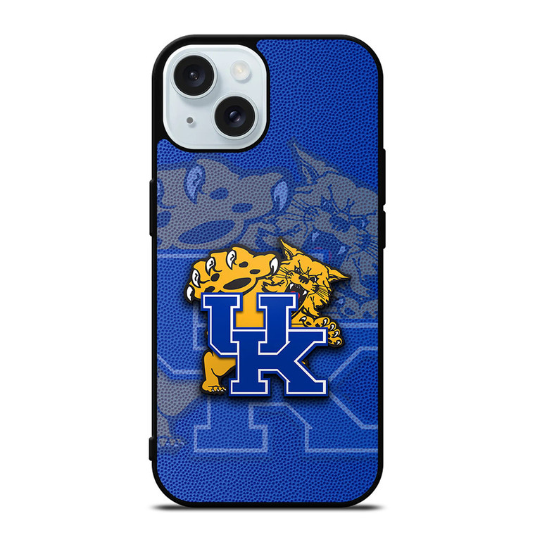 KENTUCKY WILDCATS LOGO iPhone 15 Case