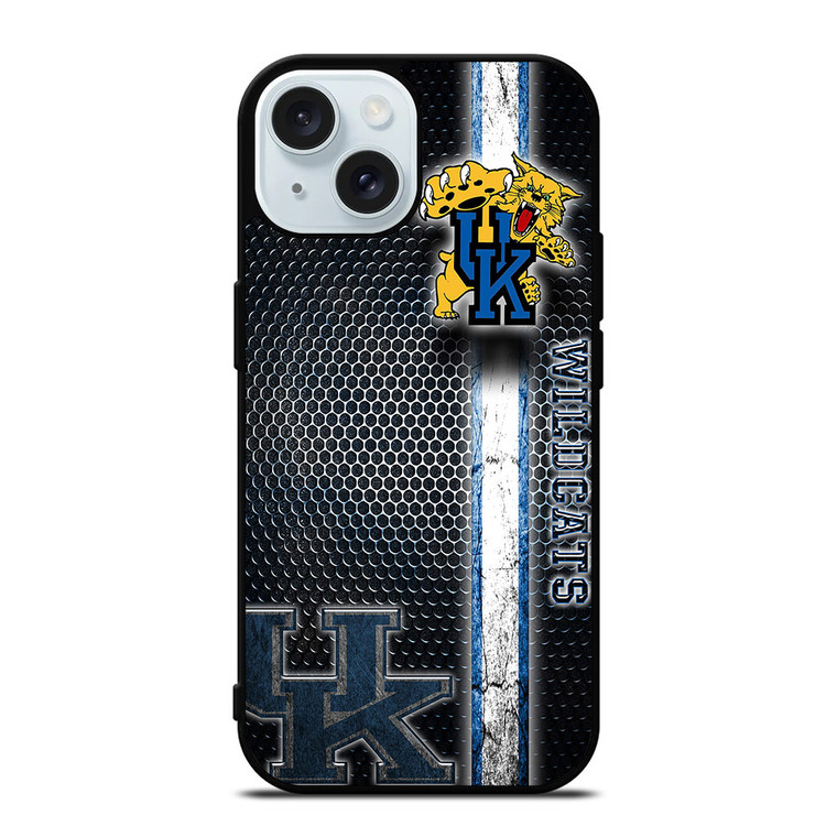KENTUCKY WILDCATS UNIVERSITY LOGO iPhone 15 Case
