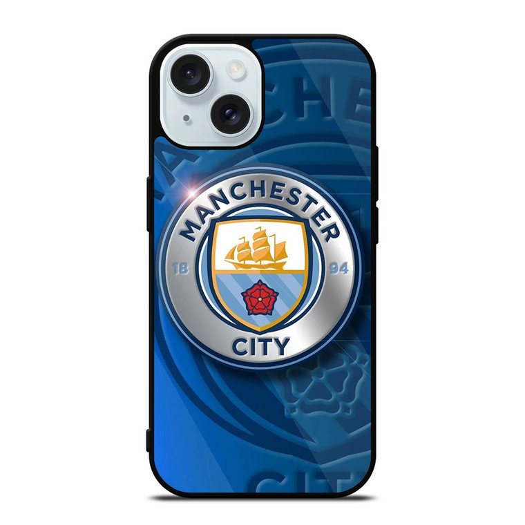 MANCHESTER CITY ICON EPL iPhone 15 Case MANCHESTER CITY ICON EPL iPhone 15 Case
