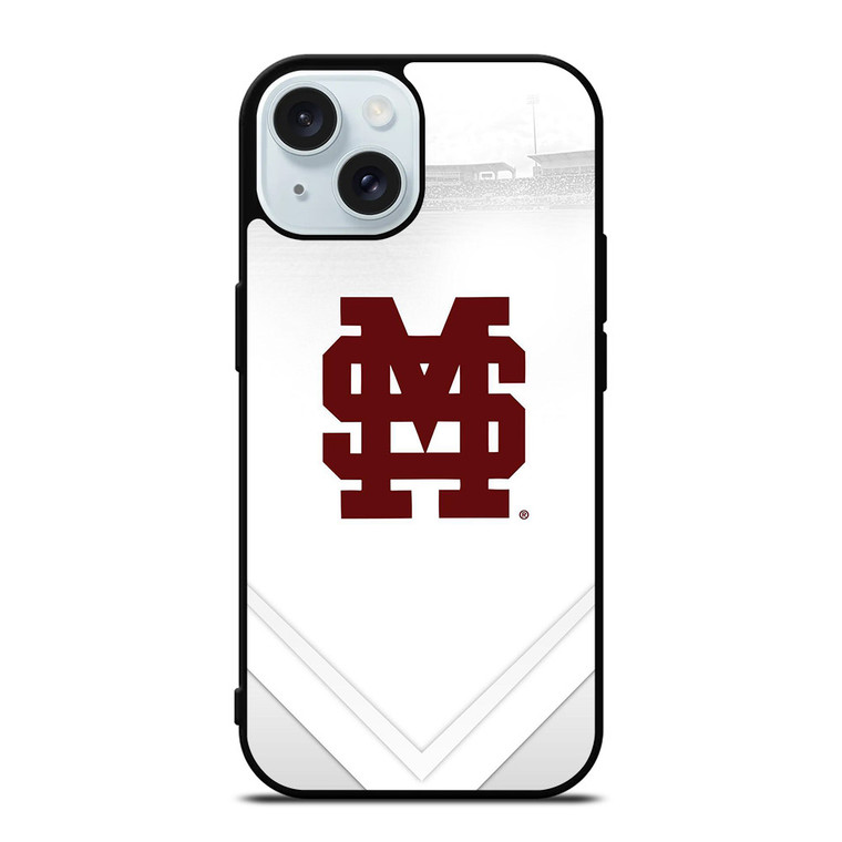 MISSISSIPPI STATE BULLDOGS LOGO iPhone 15 Case