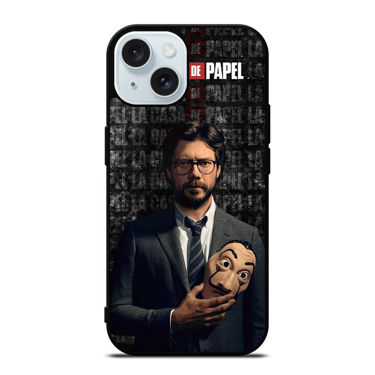 PROFESSOR MONEY HEIST 2 iPhone 15 Case