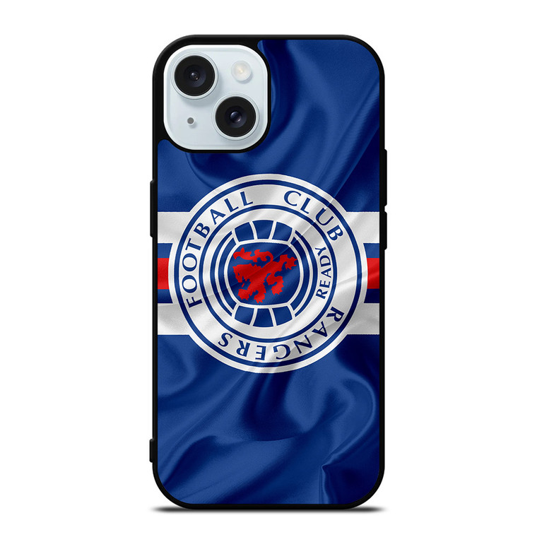 RANGERS LOGO FOOTBALL CLUB iPhone 15 Case RANGERS LOGO FOOTBALL CLUB iPhone 15 Case