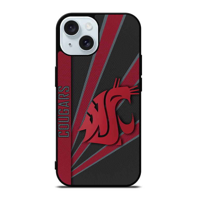 WASHINGTON STATE COUGARS ICON iPhone 15 Case