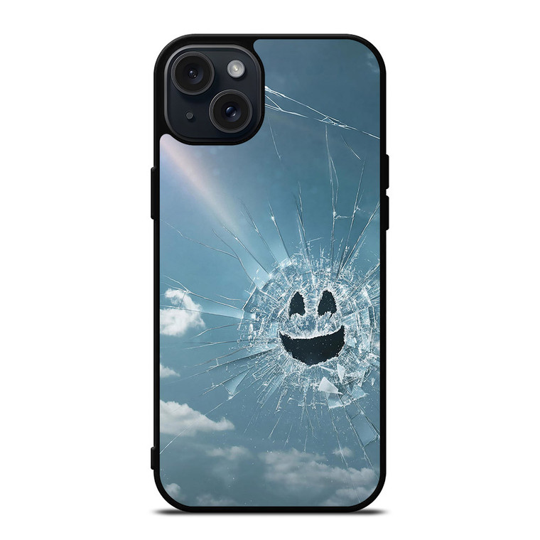 BLACK MIRROR SMILEY MOVIE iPhone 15 Plus Case