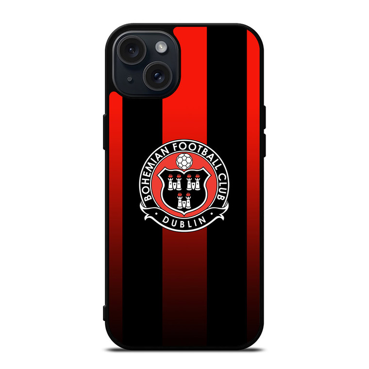 BOHEMIAN FOOTBALL CLUB LOGO iPhone 15 Plus Case