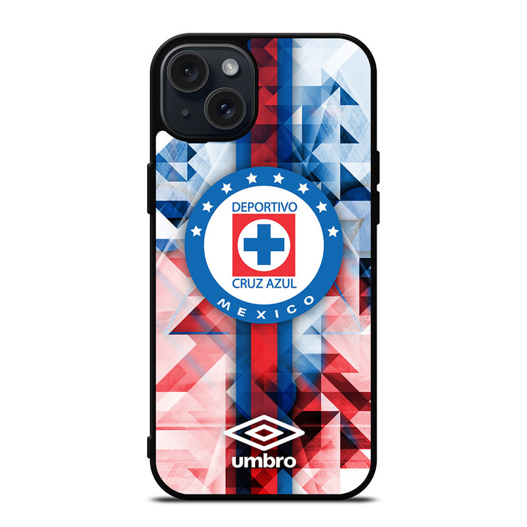 CRUZ AZUL DEPORTIVO UMBRO iPhone 15 Plus Case CRUZ AZUL DEPORTIVO UMBRO iPhone 15 Plus Case