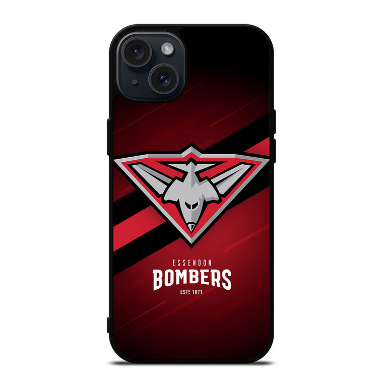 ESSENDON BOMBERS AFL LOGO iPhone 15 Plus Case