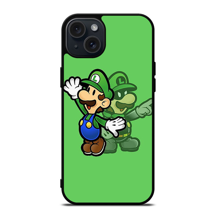 LUIGI THE SUPER MARIO BROS iPhone 15 Plus Case