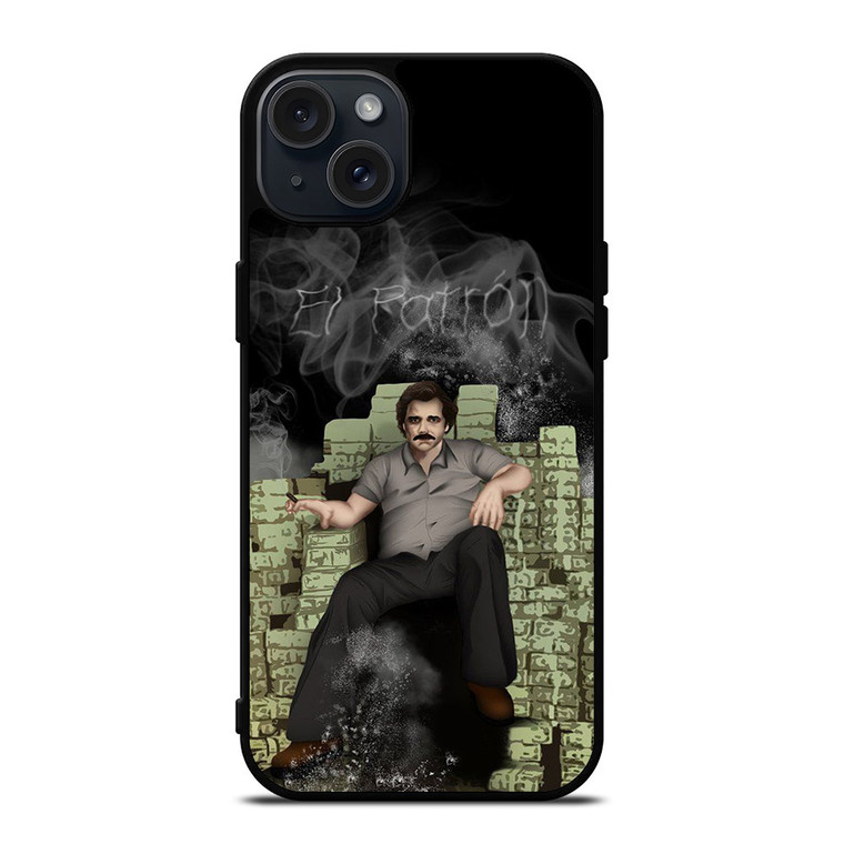 PABLO ESCOBAR NARCOS ART iPhone 15 Plus Case PABLO ESCOBAR NARCOS ART iPhone 15 Plus Case