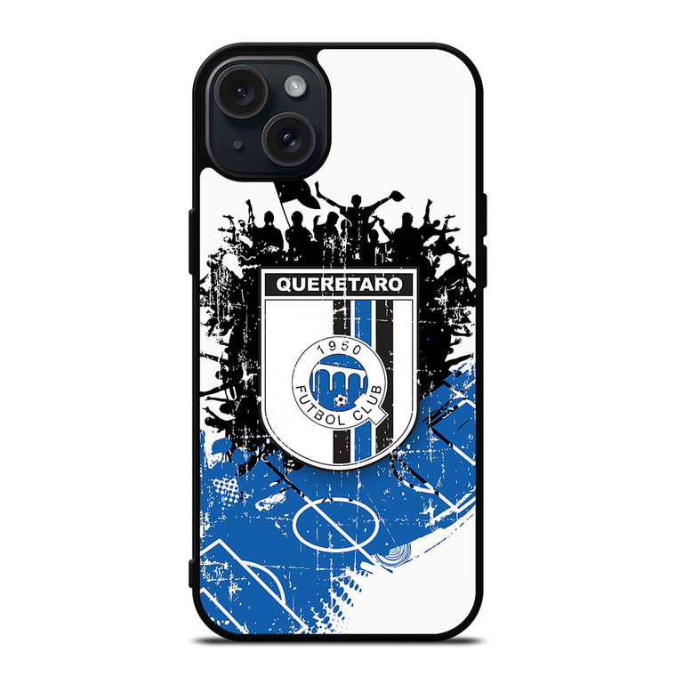 QUERETARO FOOTBALL CLUB LOGO iPhone 15 Plus Case QUERETARO FOOTBALL CLUB LOGO iPhone 15 Plus Case