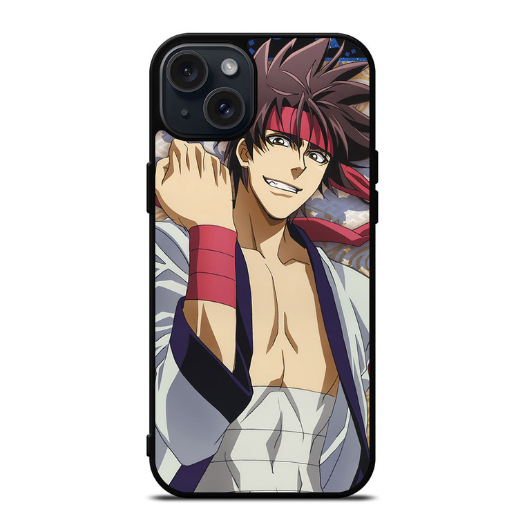 SANOSUKE SAGARA KENSHIN ANIME ART iPhone 15 Plus Case