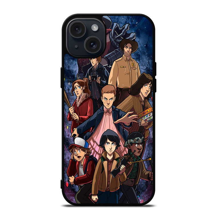 STRANGER THINGS ART iPhone 15 Plus Case