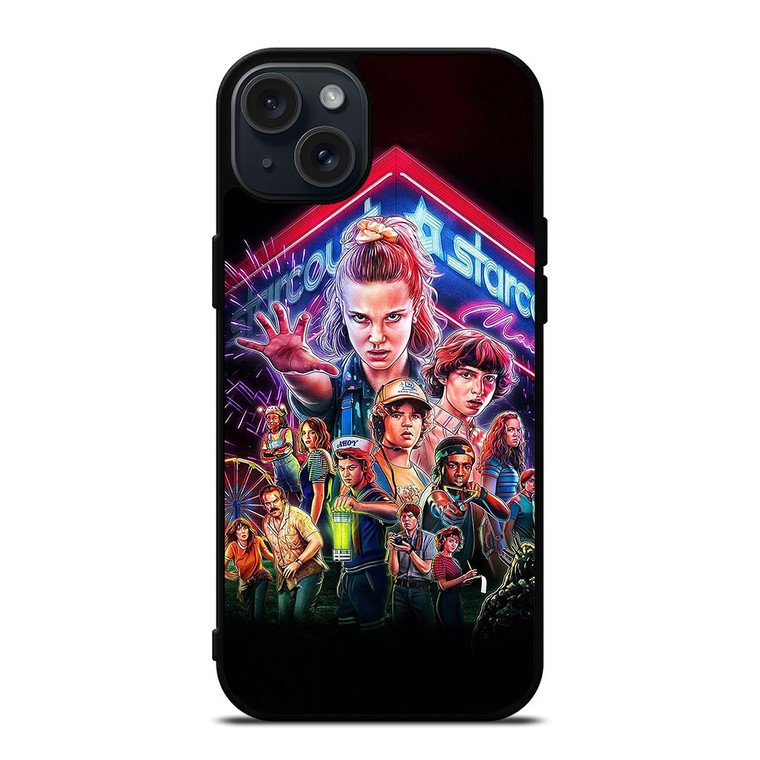 STRANGER THINGS CHARACTERS iPhone 15 Plus Case