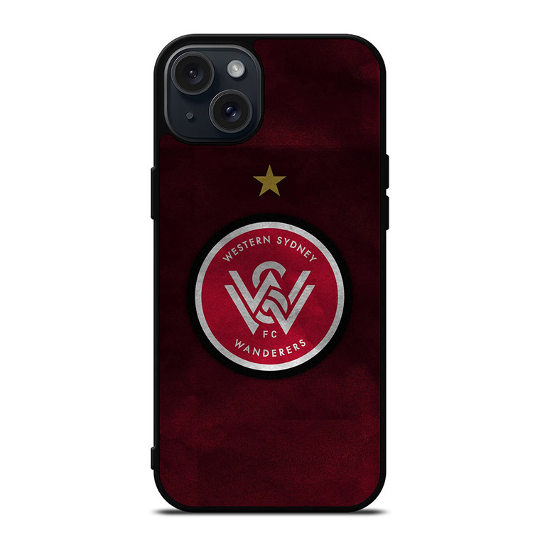 WESTERN SYDNEY WANDERERS FC LOGO iPhone 15 Plus Case