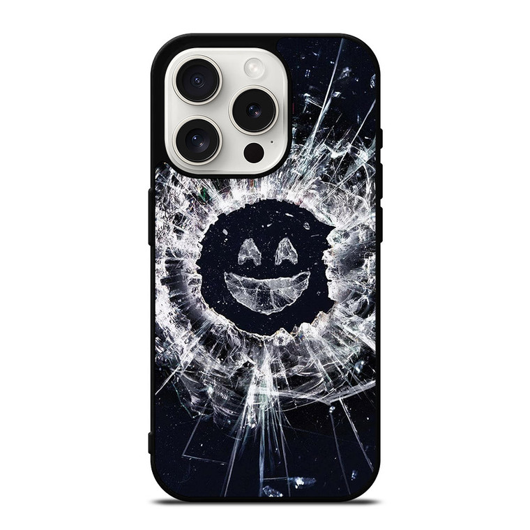 BLACK MIRROR SMILEY iPhone 15 Pro Case