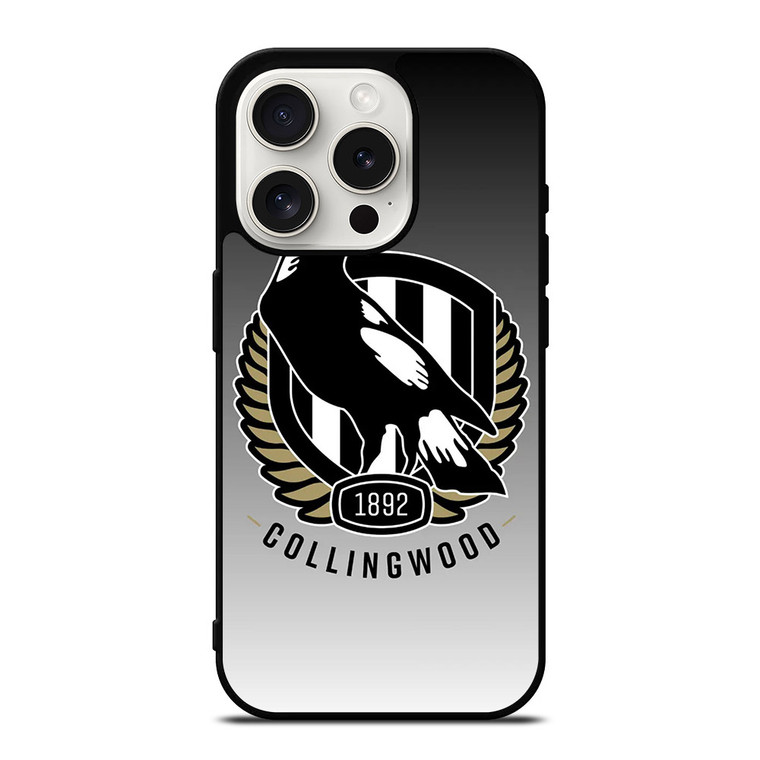 COLLINGWOOD MAGPIES ICON AFL iPhone 15 Pro Case