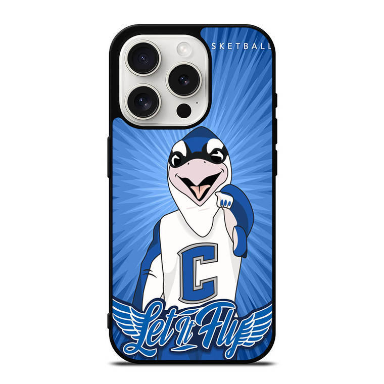 CREIGHTON BLUEJAYS ICON BASKETBALL iPhone 15 Pro Case CREIGHTON BLUEJAYS ICON BASKETBALL iPhone 15 Pro Case