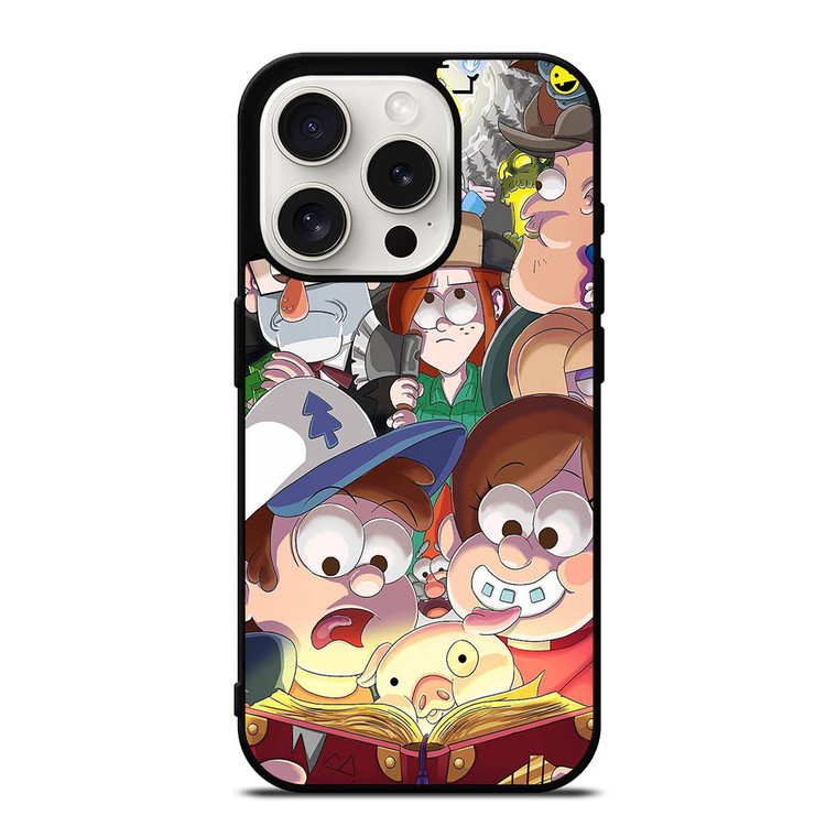 GRAVITY FALLS CHARACTERS iPhone 15 Pro Case GRAVITY FALLS CHARACTERS iPhone 15 Pro Case