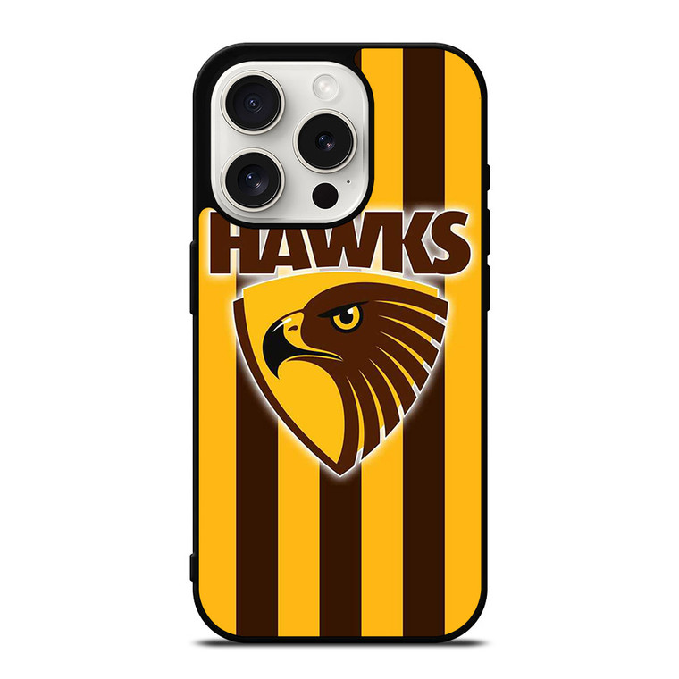 HAWTHORN HAWKS LOGO AFL iPhone 15 Pro Case