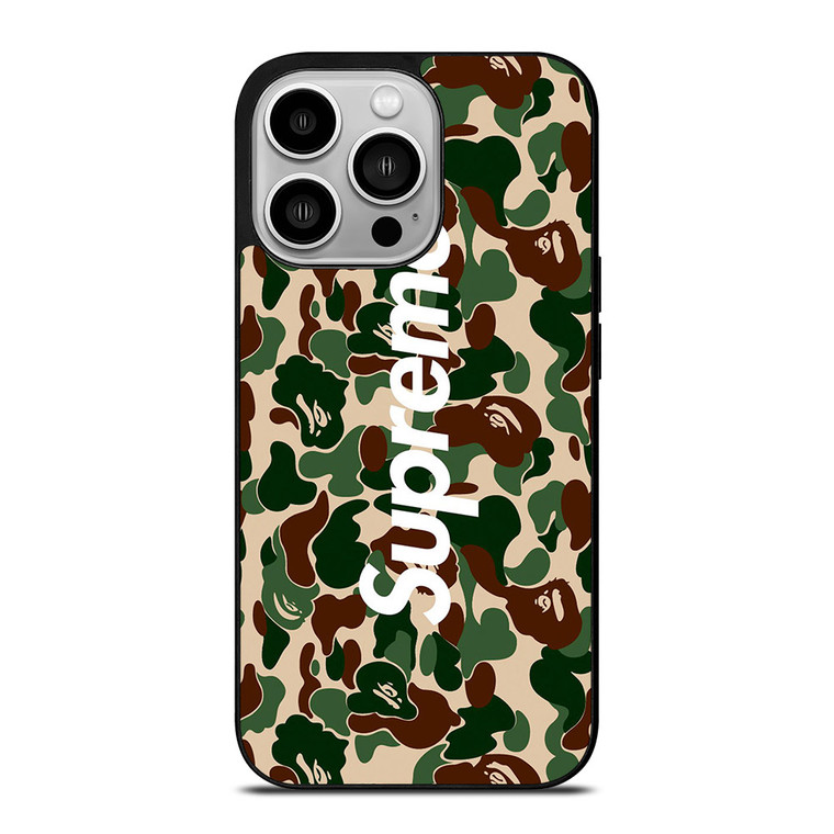 BAPE CAMO SUPREME iPhone 14 Pro Case