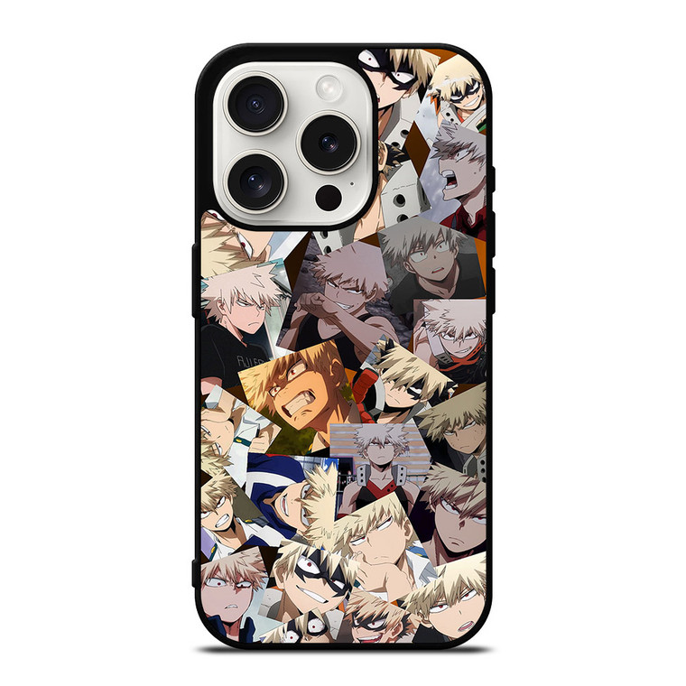 KATSUKI BAKUGO MY HERO ACADEMIA COLLAGE iPhone 15 Pro Case