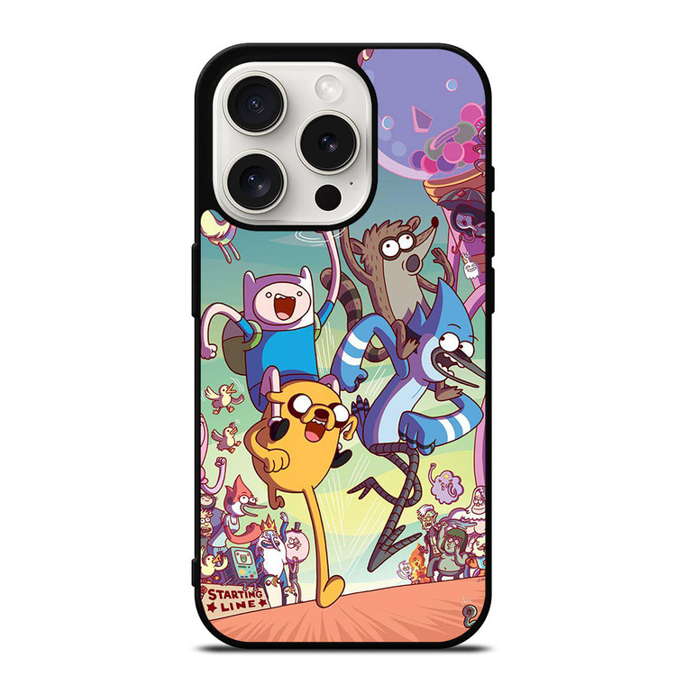 REGULAR SHOW CHARACTERS ART iPhone 15 Pro Case